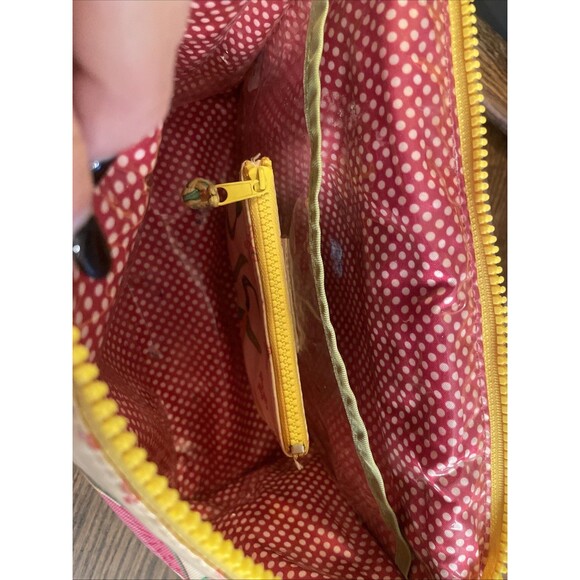 Stephanie Johnson Mermaid, Pink, Green, Seashell Travel organizer makeup bag - Picture 10 of 12